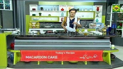 Macaroon Cake Recipe by Chef Mehboob Khan 5 September 2018