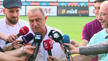 Fatih Terim: Bizim dileğimiz 22, gruplardan çıkmak/Doğum günü pastası - İSTANBUL