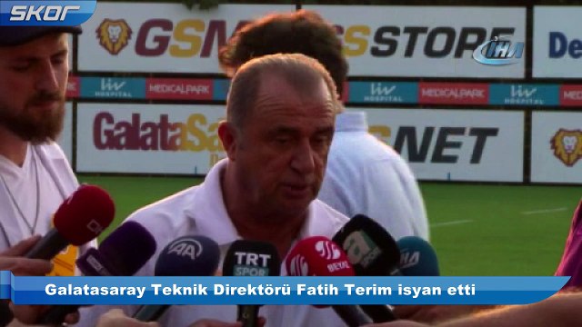 Fatih Terim isyan etti