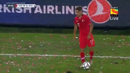 Serdar Aziz Goal Turkey 1-1 Russia 07.09.2018
