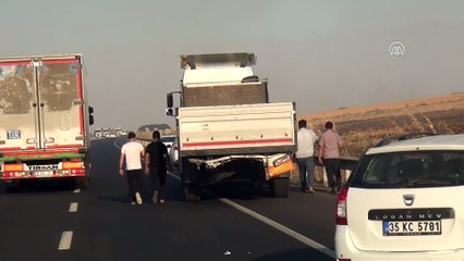 Anız yangını zincirleme kazaya neden oldu - DİYARBAKIR