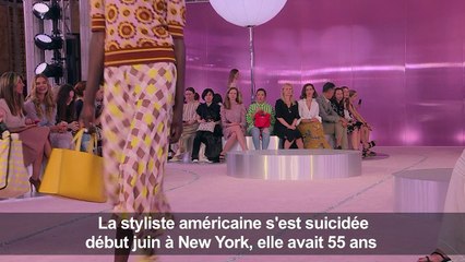 Hommage à Kate Spade lors du défilé de sa marque à New York