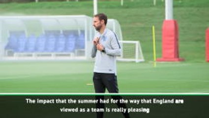 Download Video: Southgate revelling in positive atmosphere around England