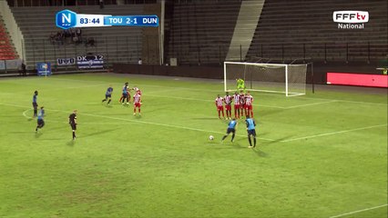 Coup franc bien tiré par NKOLOLO