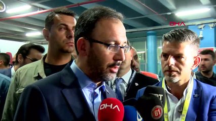 Spor Bakan Kasapoğlu'nun Açıklamaları