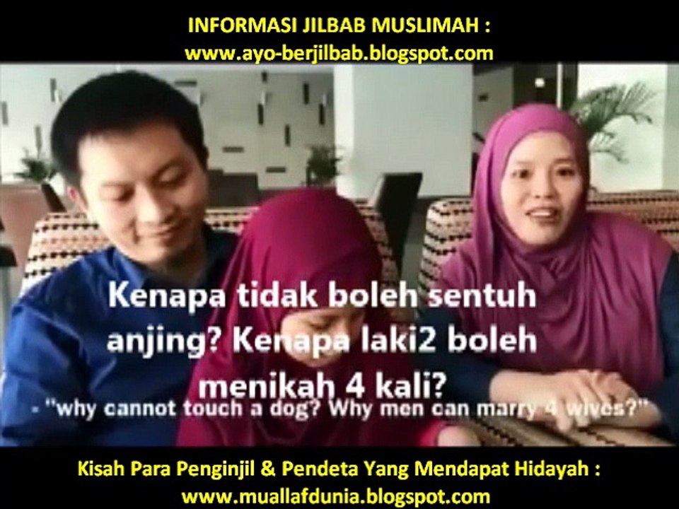 ADAM VOO & GRACE LOO... MASUK ISLAM SETELAH BERUSAHA MENCARI KESALAHAN ISLAM.. MASYA ALLAH..