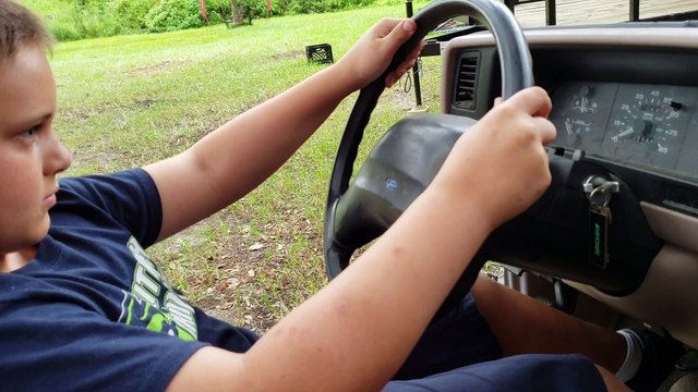 10-Year-Old Boy Drives Manual Ford Ranger