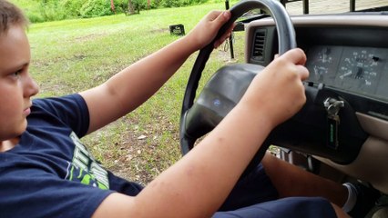 10-Year-Old Boy Drives Manual Ford Ranger