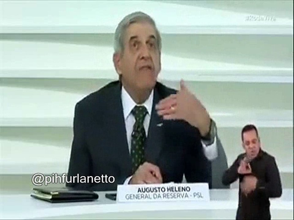 @pihfurlanetto - General Augusto Heleno falando sobre Segurança, Intervenção Federal, Direitos Humanos e Policia Militar