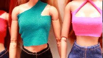 DIY Barbie Swimsuits & Cover-Ups  How To Make Doll Bathing Suits