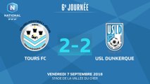 J6 : Tours FC - USL Dunkerque (2-2), le résumé