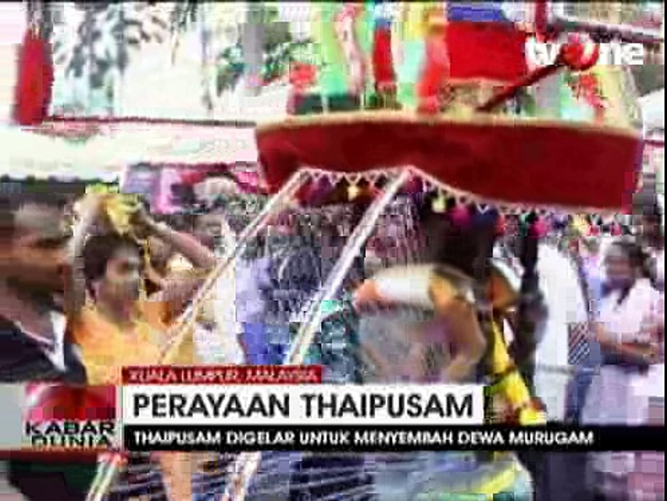 Semarak Perayaan Thaipusam di Batu Caves