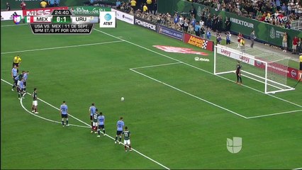 Raul Jimenez Penalty Goal HD - Mexico 1-1 Uruguay - International Friendly 8/09/2018