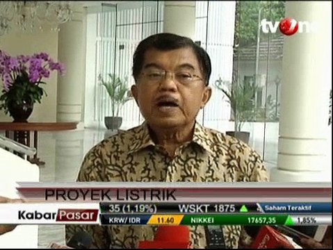 Proyek Listrik 35.000 MW Diminati Banyak Investor