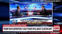 BREAKING NEWS TRUMP SAYS OUTRIGHT THE 2016 TOWER MTG ABOUT CLINTON DIRT. CNN SHAN WU