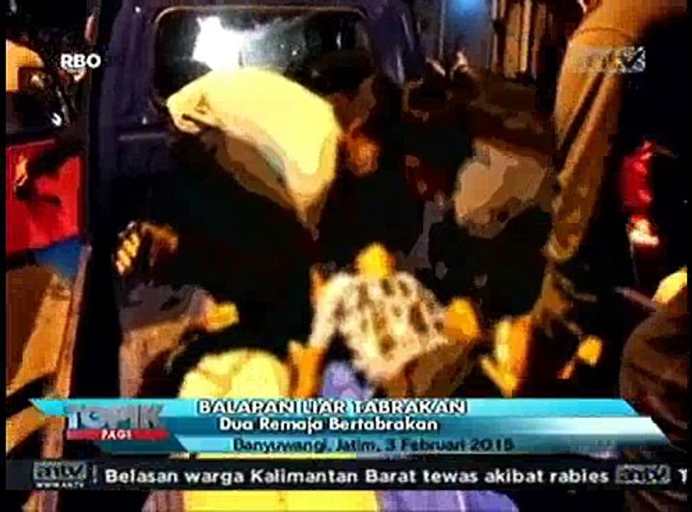 Adu Balap Liar, Dua Remaja Bertabrakan