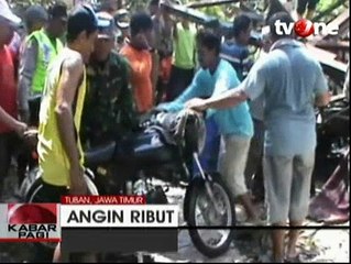 Puluhan Rumah dan Kendaraan Rusak Diterjang Angin Puting Beliung