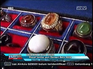Koleksi Batu Akik Kasatlantas Jember