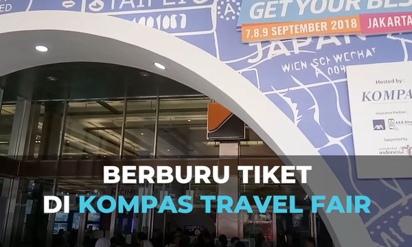 Berburu Tiket di Kompas Travel Fair