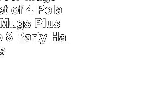 Polar Ice Beer Mugs Amazon Set of 4 Polar Ice Beer Mugs Plus Gamma Go 8 Party Hats