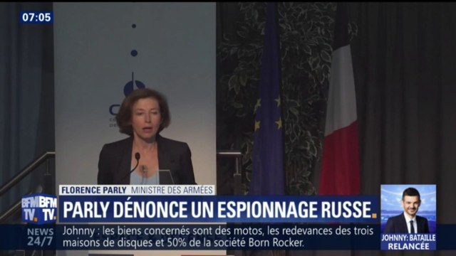 Espace: Florence Parly dénonce un espionnage russe