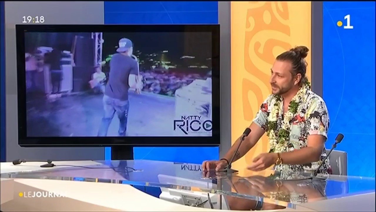 Natty Rico en concert à Tahiti