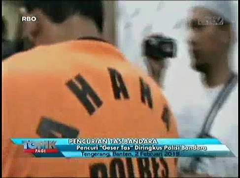 Pencuri Modus 'Geser Tas' di Bandara Diringkus Polisi