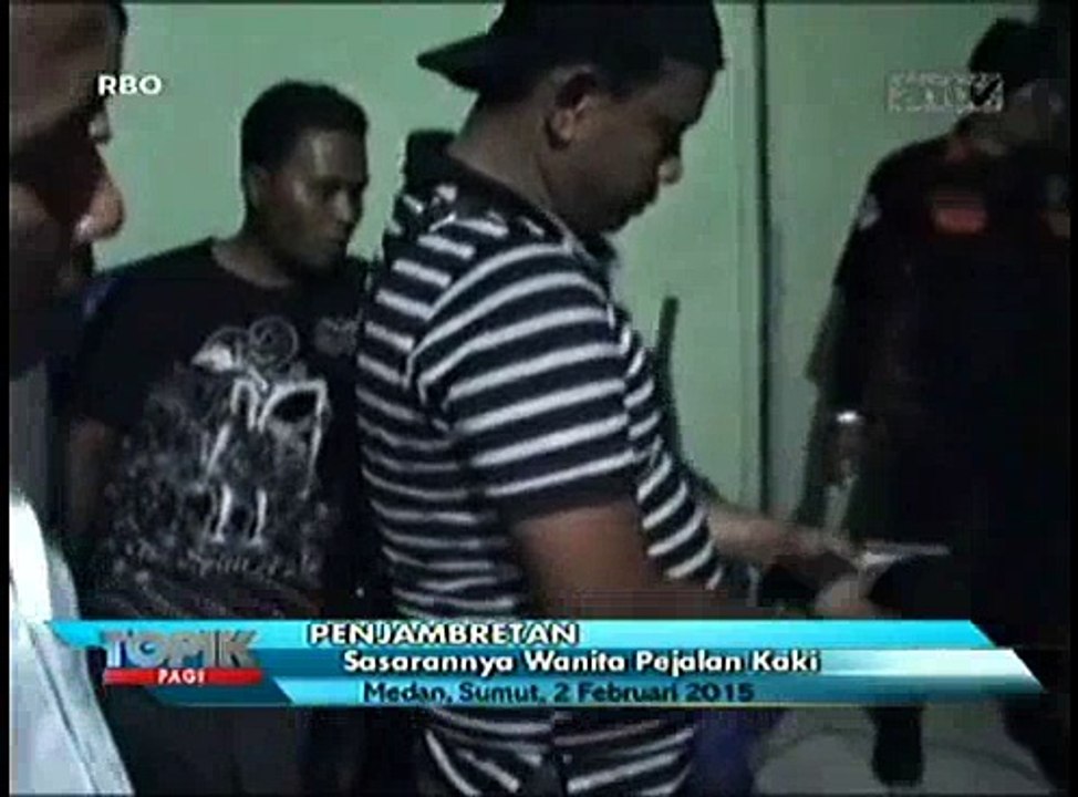 Penjambret Babak Belur Dihajar Warga