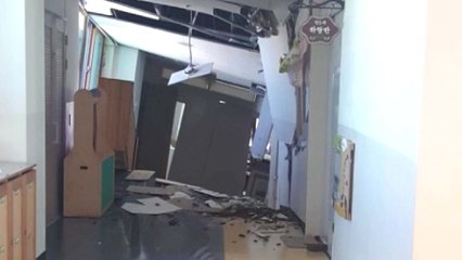 "아이들 있었으면 어쩔 뻔..." 전쟁터 같은 내부 / YTN