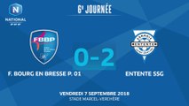 J6 Bourg-Peronnas 01 - Entente SSG (0-2) le résumé