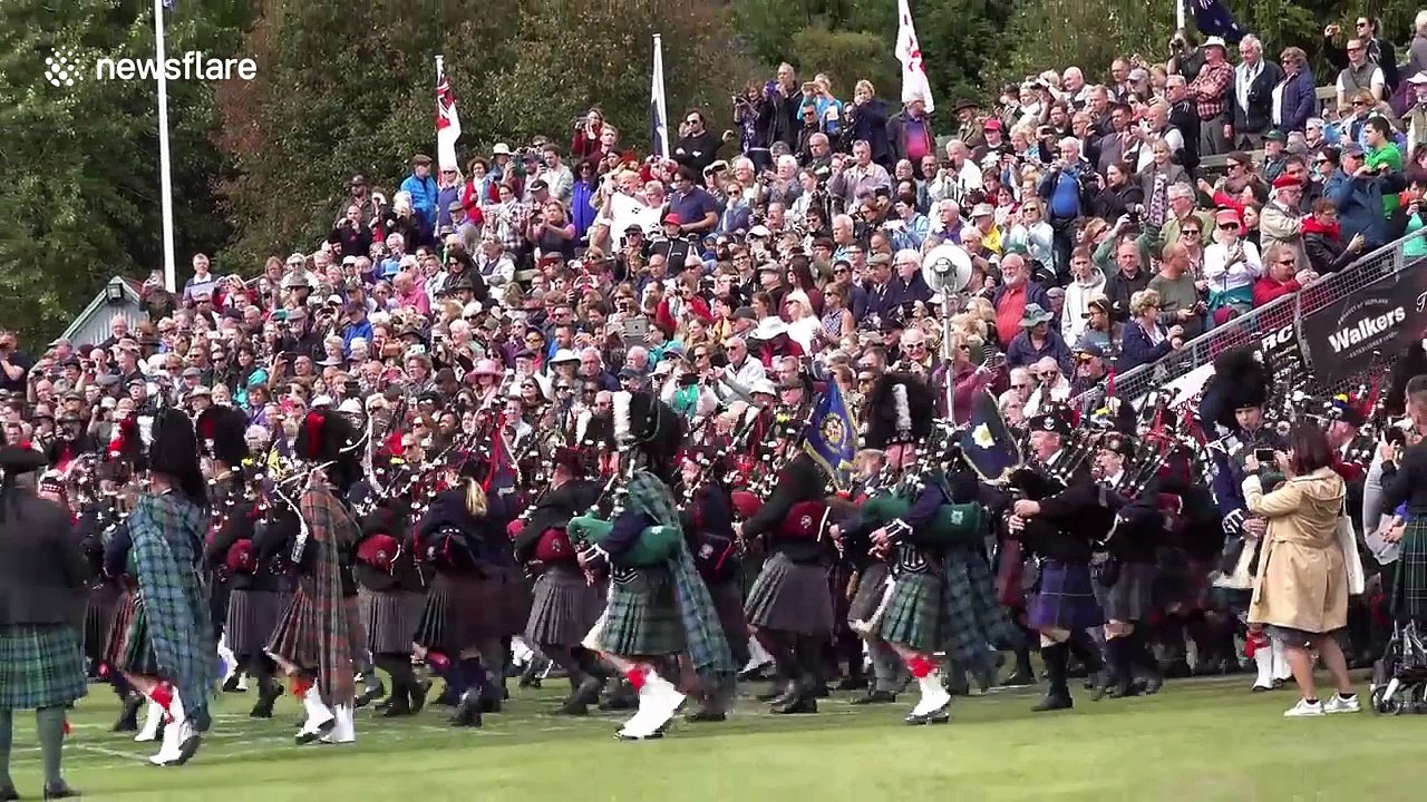Queen Elizabeth attends annual Braemar Gathering in Scotland