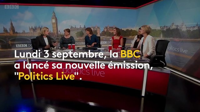Un plateau 100% féminin, la première de Politics Live a fait des vagues outre-Manche