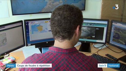 Météo : coups de foudre à répétition en France