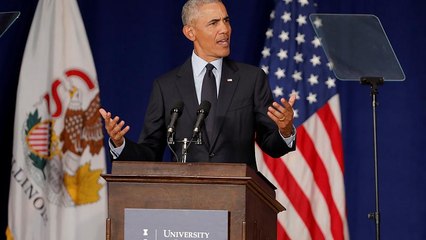 Скачать видео: Obama attacca Trump in vista delle elezioni midterm