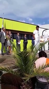 Yannick Noah inaugure Fête le mur Meuse à Bar-le-Duc