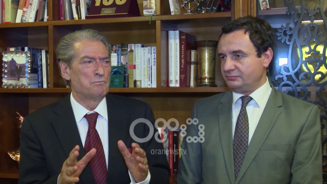 Ora News - Berisha takon Kurtin: Nuk kam dëgjuar ndonjëherë të vihen në diskutim kufijtë e Kosovës
