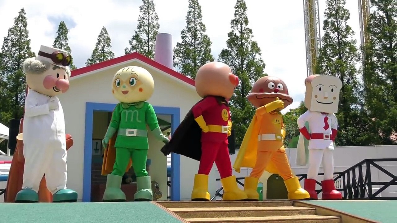 アンパンマンショー 【アンパンマン号発進！ アンパンマン、カレーパンマン、しょくぱんまん、メロンパンナちゃん登場】 最前列高画質 Anpanman kidsshow