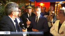 Marseille : rencontre surprise entre Emmanuel Macron et Jean-Luc Mélenchon
