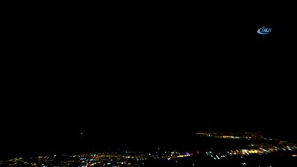 İskenderun Körfezi'nde şimşeklerin dansı