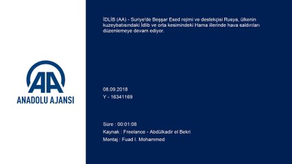 Suriye'nin İdlib ve Hama illerinde hava saldırıları sürüyor - İDLİB