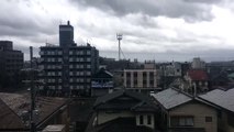 Timelapse Footage Shows Typhoon Jebi Approaching