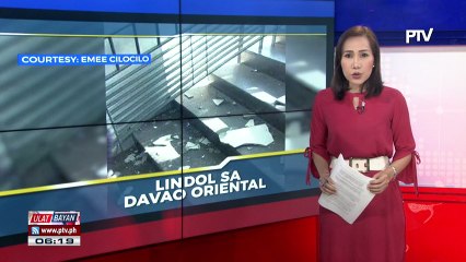 Davao Oriental, niyanig ng 6.4 magnitude na lindol