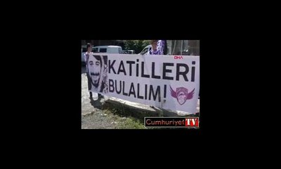 Hopa'da taksici cinayetindeki faillerin bulunması için yürüyüş