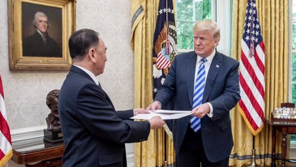 트럼프 "김정은 친서 오는 중...긍정적 내용일 것" / YTN