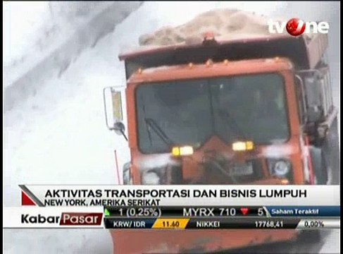 Badai Salju Terjang Pantai Timur AS