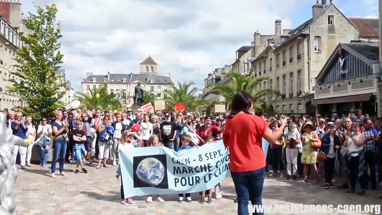 Marche pour le climat Caen le 8 septembre 2018