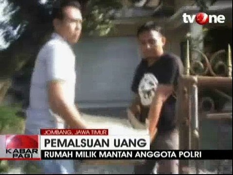 Polisi Sita Mesin Pembuat Uang Palsu
