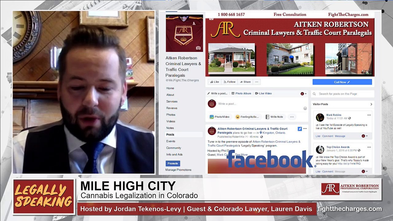 Legally Speaking S1Ep3 - Mile High City- Legalization in CO