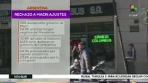 Argentinos desaprueban el gobierno de Mauricio Macri