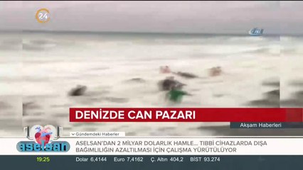 Denizde can pazarı yaşandı